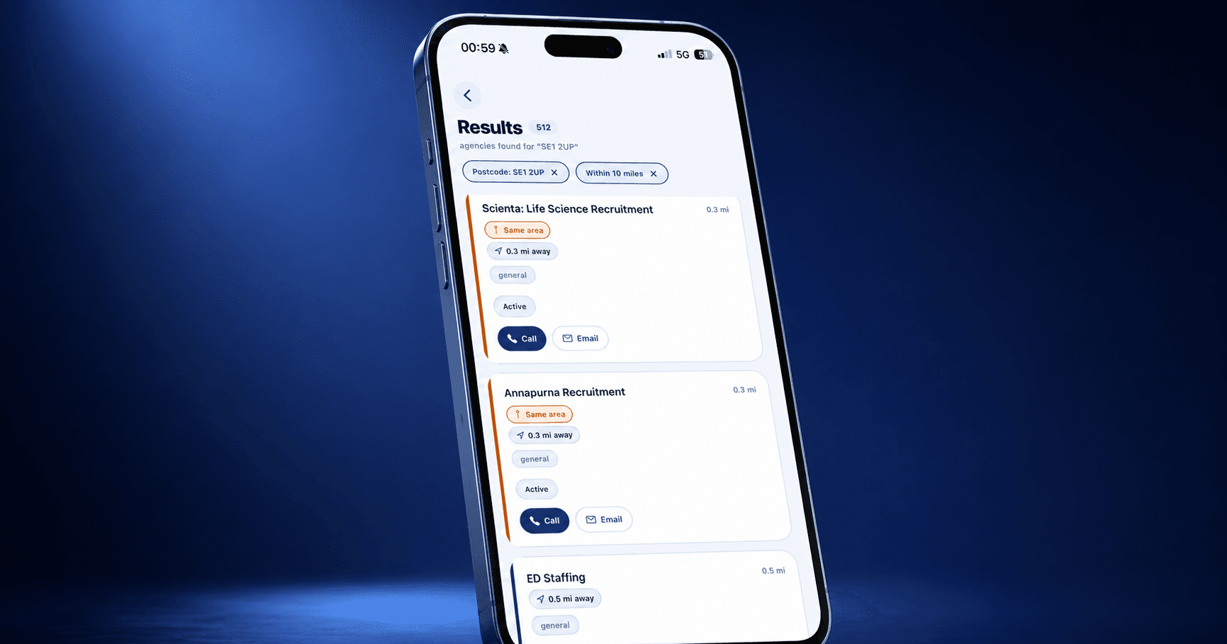 Find nearby recruitment organisations with UJobs